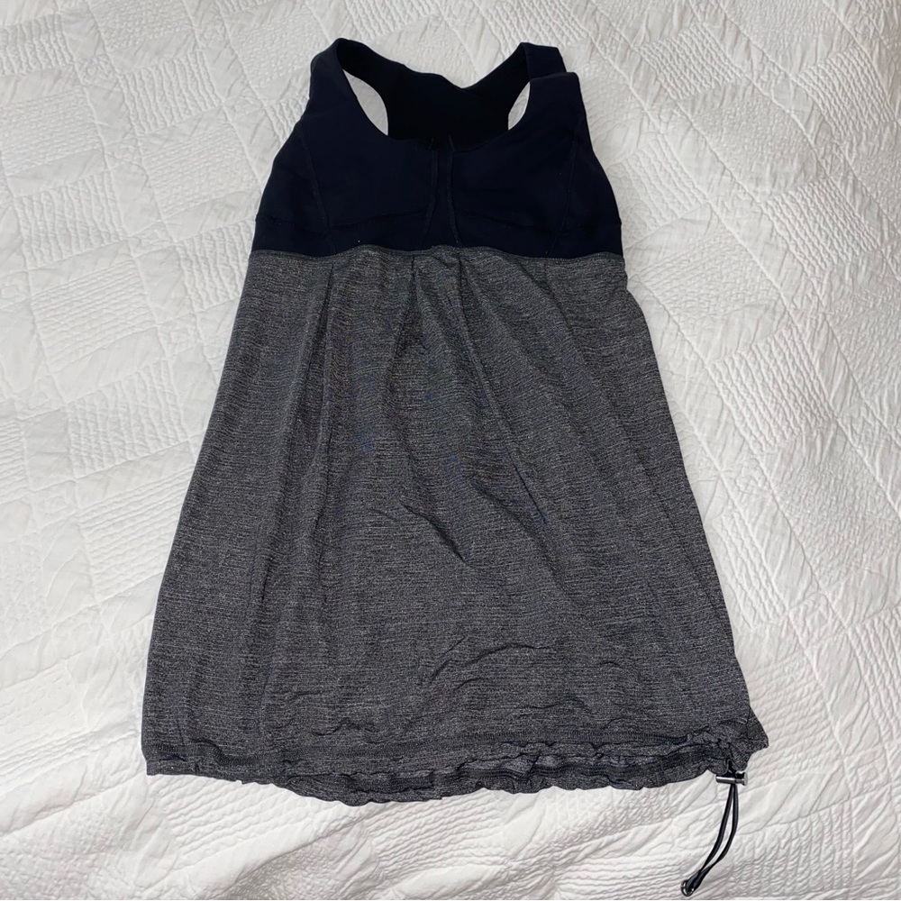 Lululemon Grey and Black Tank